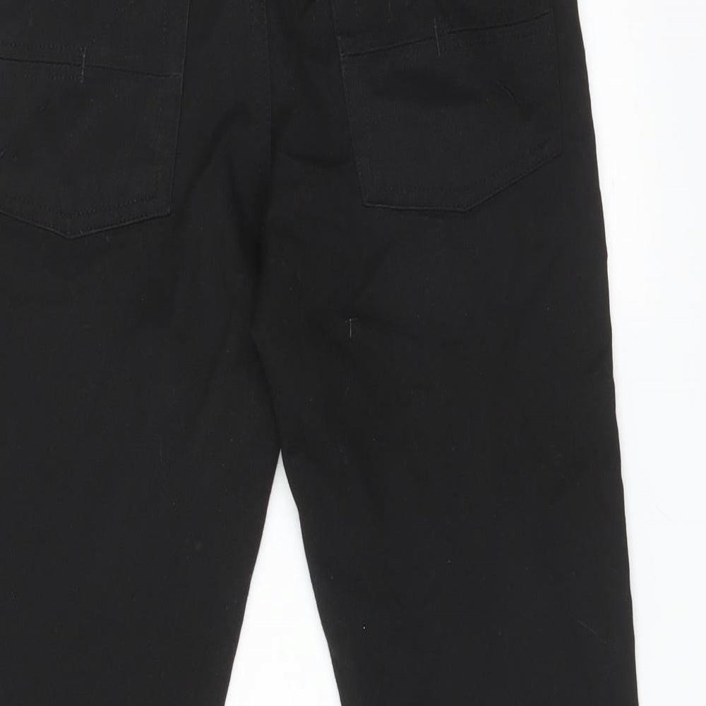 NEXT Girls Black Polyester Straight Jeans Size 11 Years Slim - SCHOOL