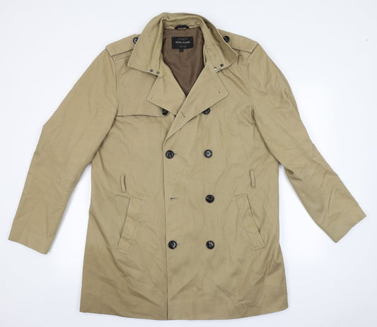 Womens UK Size L River Island Brown Overcoat