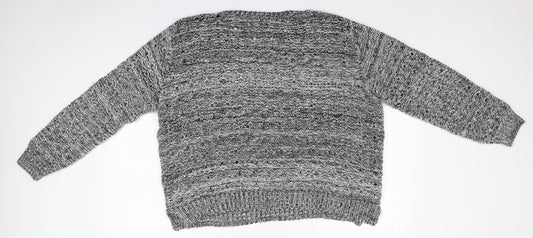 Womens UK Size 18 Papaya Grey Pullover Jumper