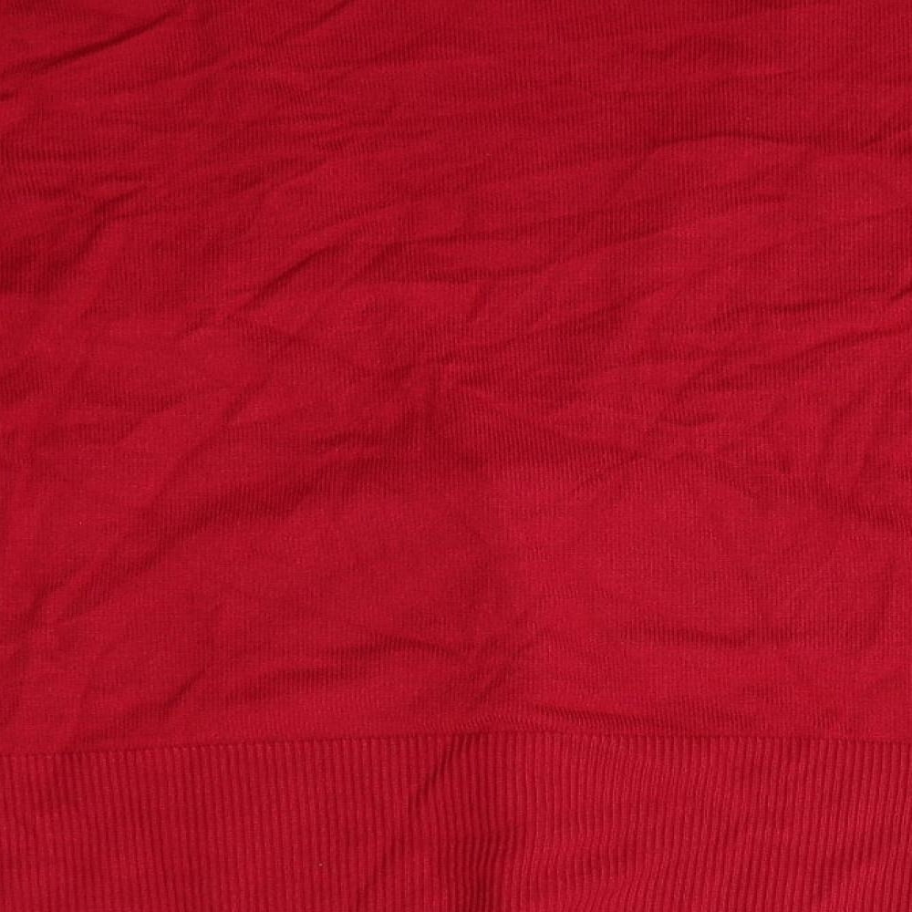 Linea Womens Pink Round Neck Viscose Cardigan Jumper Size L