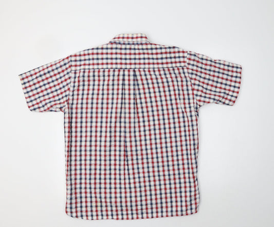 Authentic Clothing Company Mens Multicoloured Check Button-Up Size M Collared