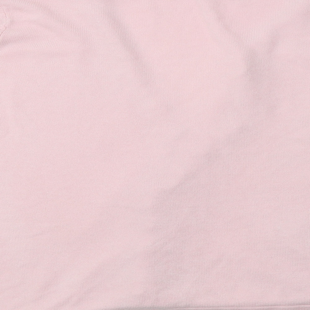 Womens UK Size XL BM Pink Cardigan Jumper