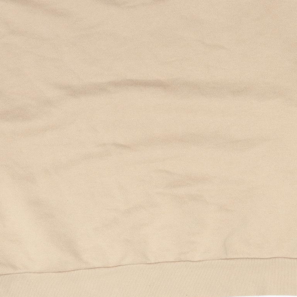 Primark Womens Beige Cotton Pullover Sweatshirt Size XS