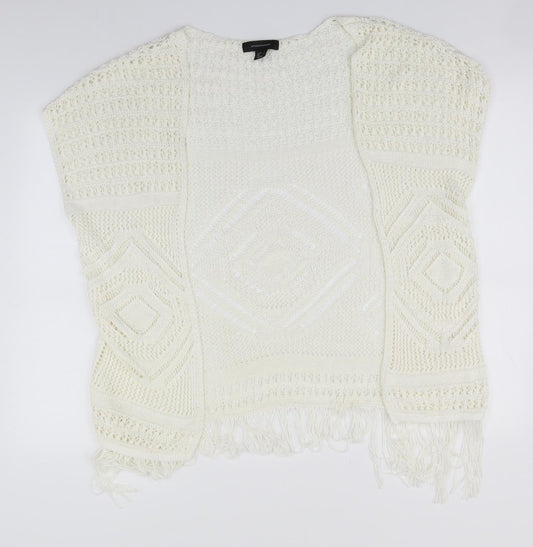 Womens UK Size 10 Atmosphere Ivory Cardigan Jumper
