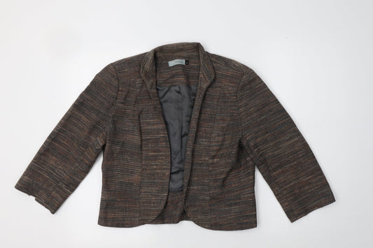 Womens UK Size 12 Red Herring Brown Jacket