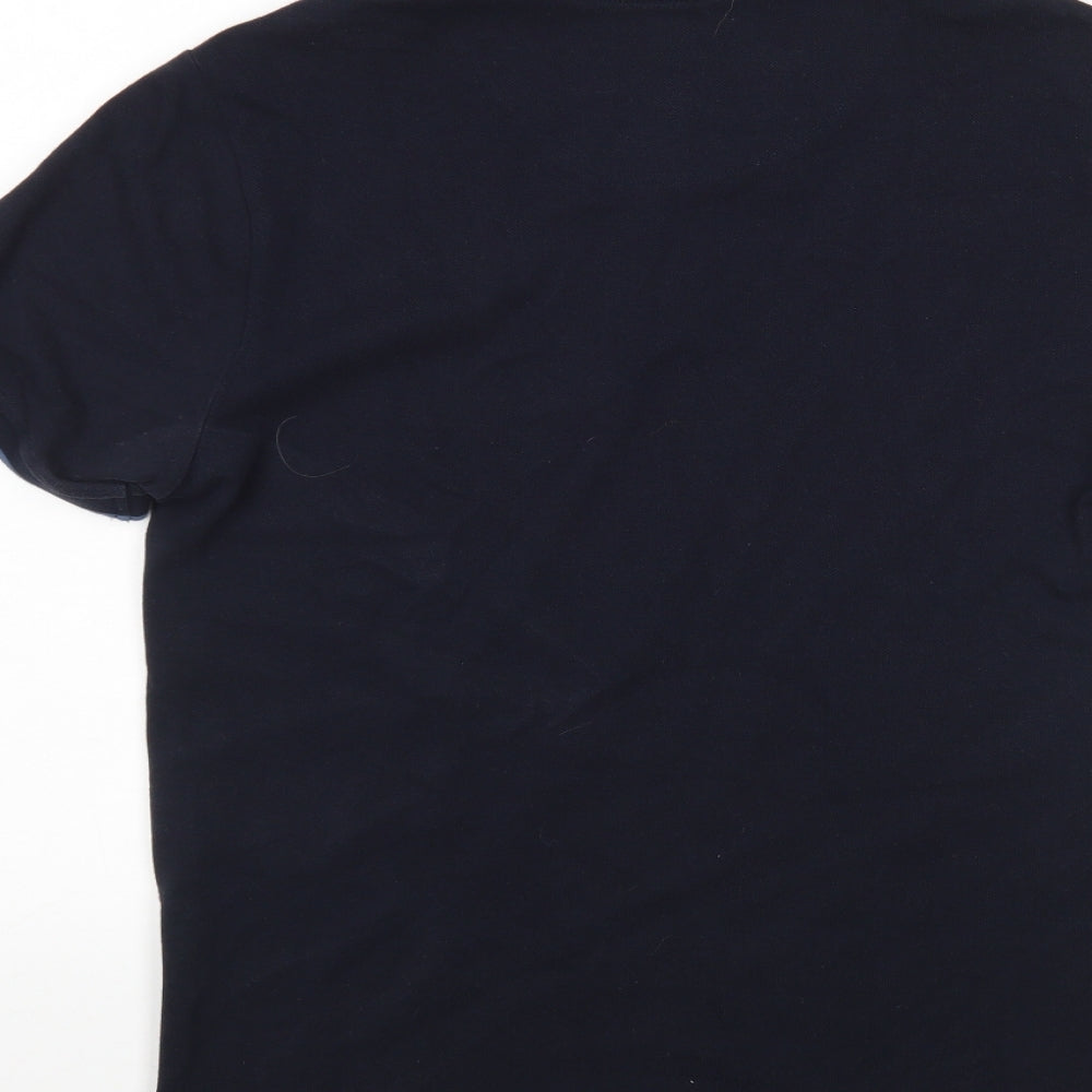 Easy Mens Blue Polo Size M Collared