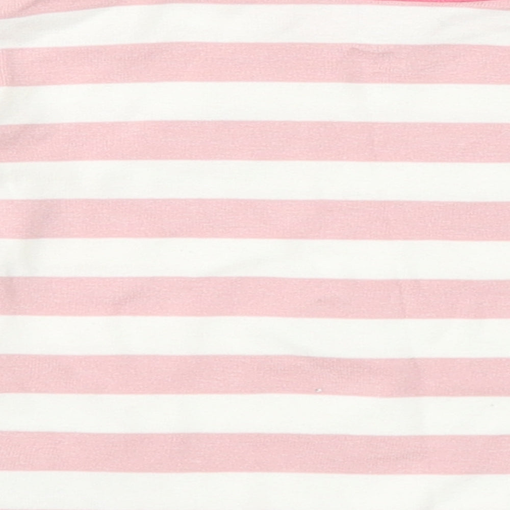 Gap Baby White Striped Cotton Pullover Jumper Size 12-18 Months - Reindeer