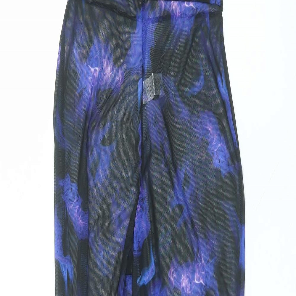 I SAW IT FIRST Womens Black  Polyester Jumpsuit One-Piece Size 10