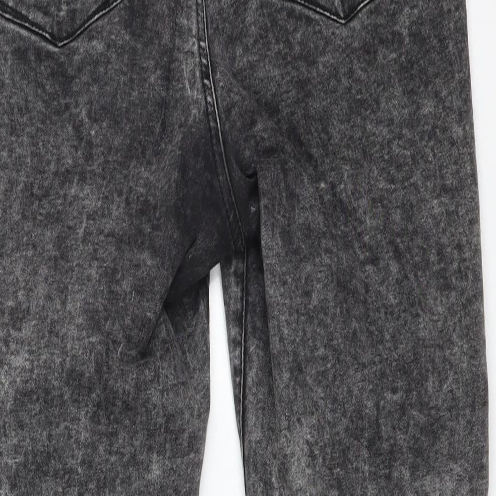 DENIM CO Womens Black Cotton Skinny Jeans Size 14 L26 in Regular