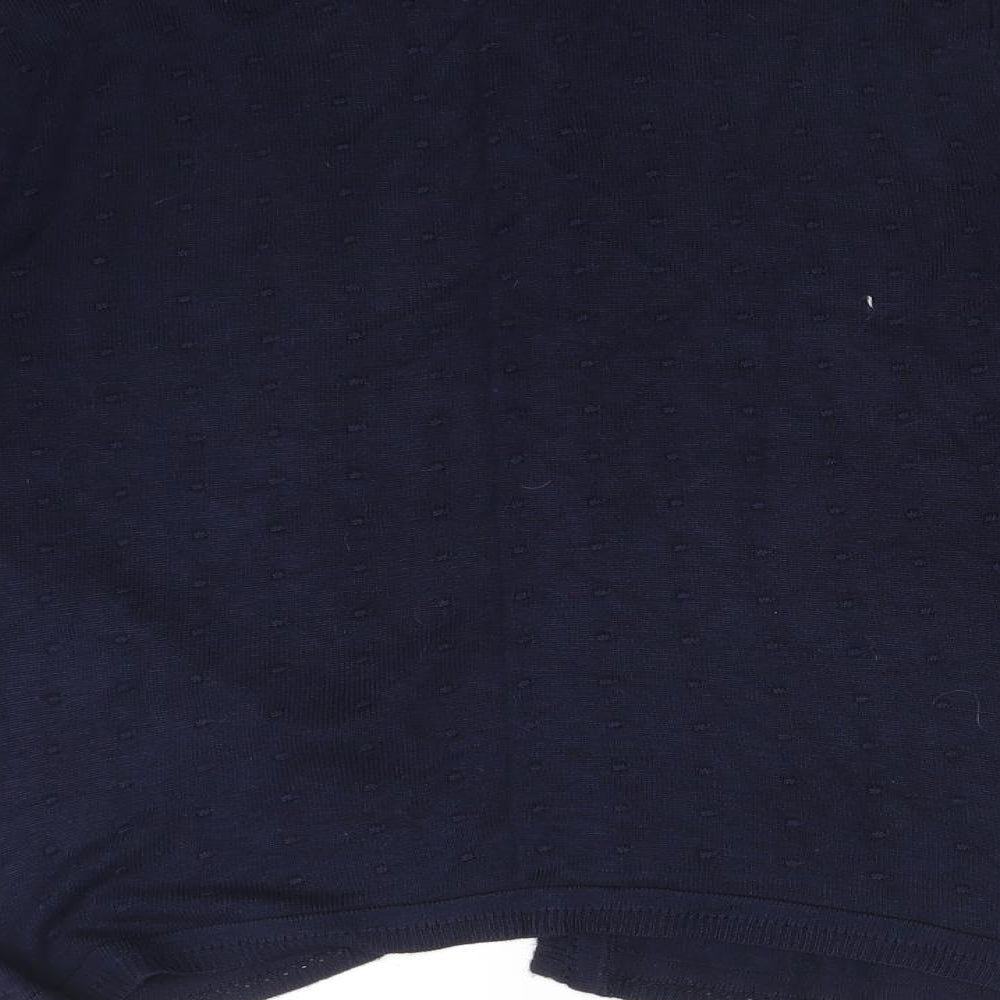 Womens UK Size 14 Matalan Blue Cardigan Jumper