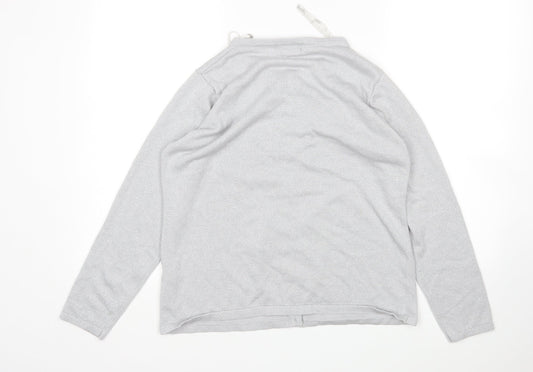 Womens UK Size M BM Silver Cardigan Jumper