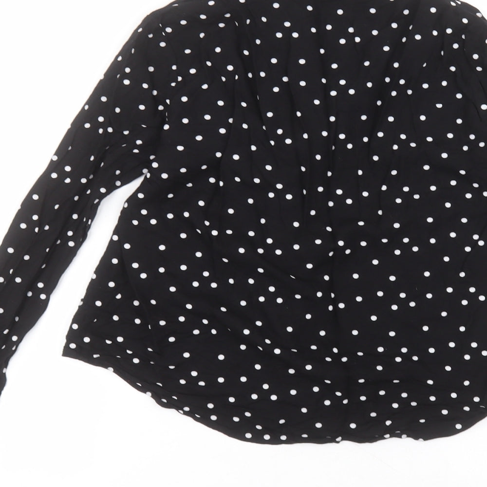 Womens UK Size XS monkl Black Cardigan Jumper