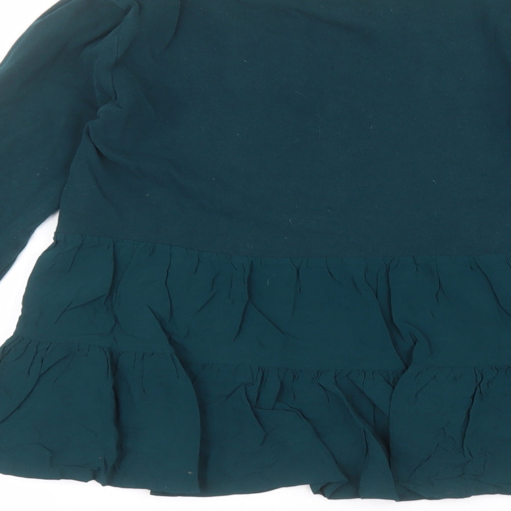 Womens UK Size S Zara Green Pullover Jumper
