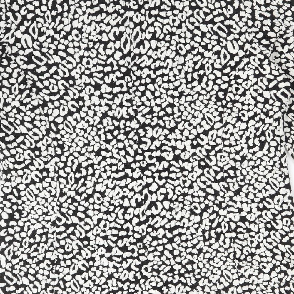 NEXT Womens Multicoloured Animal Print Cotton Jacket Blazer Size 14