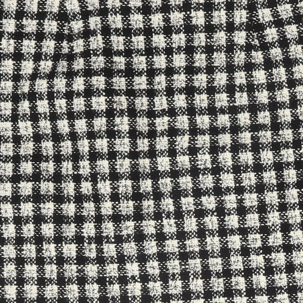 Brand and care label for Pull&Bear women’s multicoloured check cotton straight & pencil skirt, size S