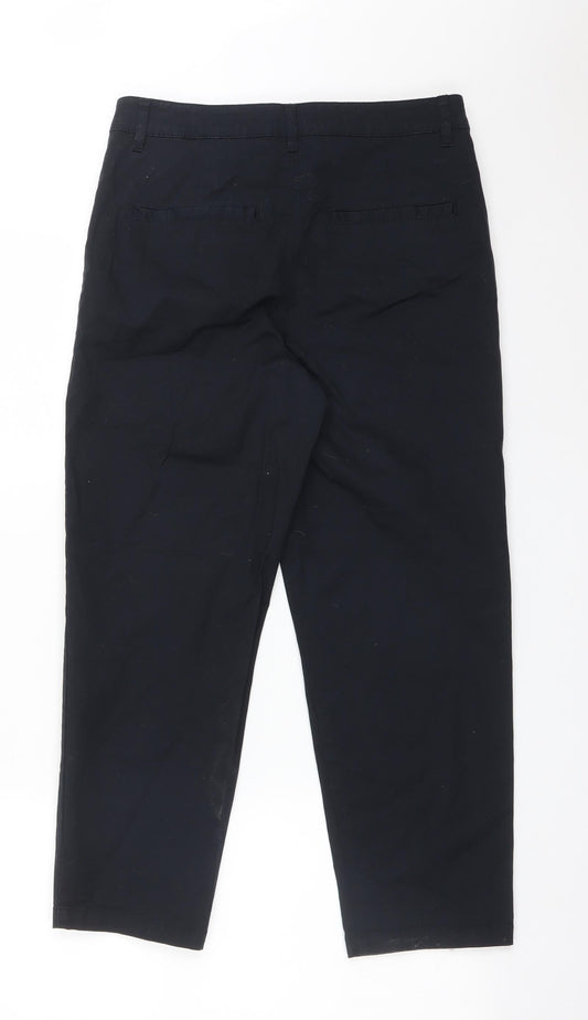 Womens UK Size 8 ASOS Regular Fit Chino Blue Trousers