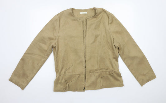 Womens UK Size 16 M&S Brown Jacket