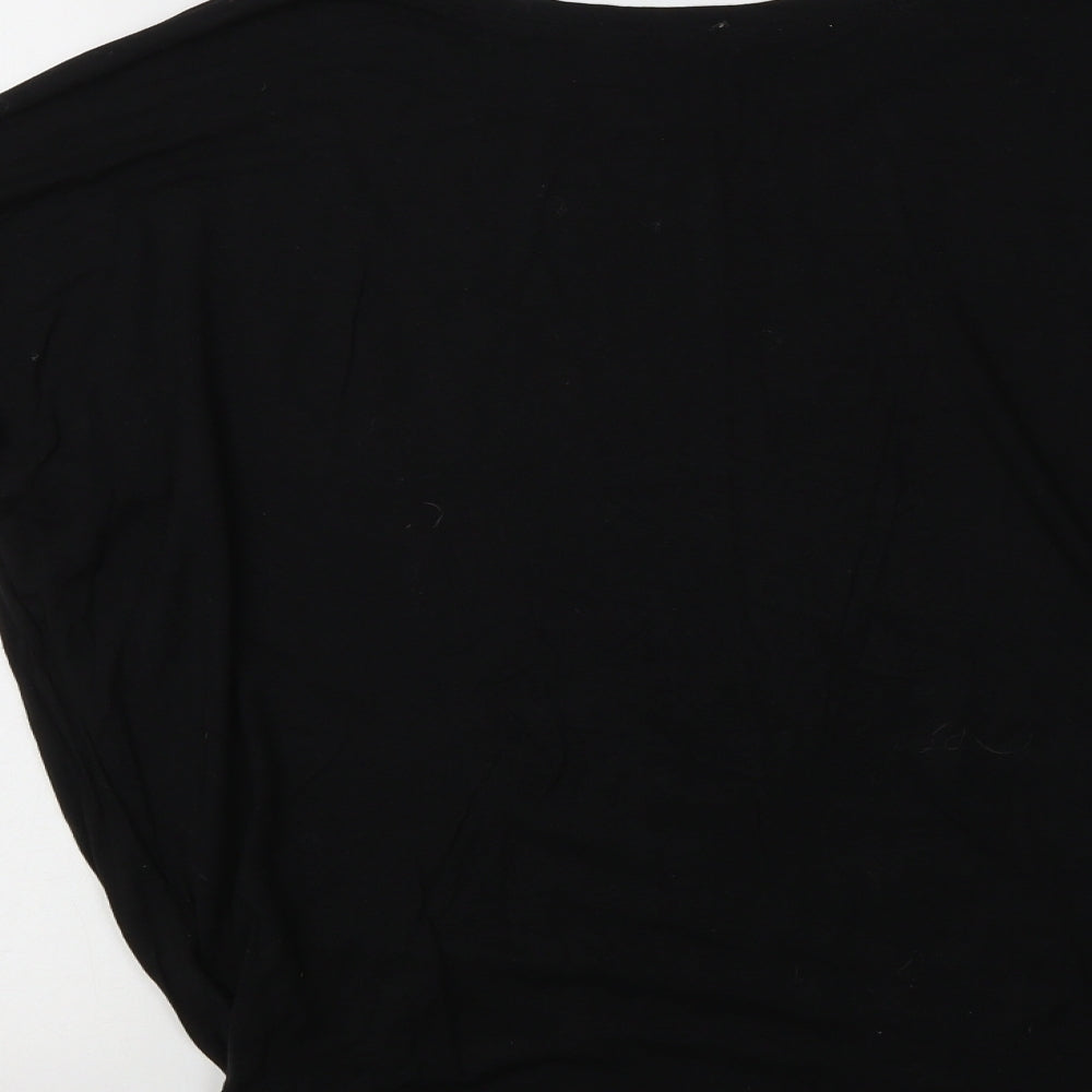 Womens UK Size 8 New Look Black Basic Polo