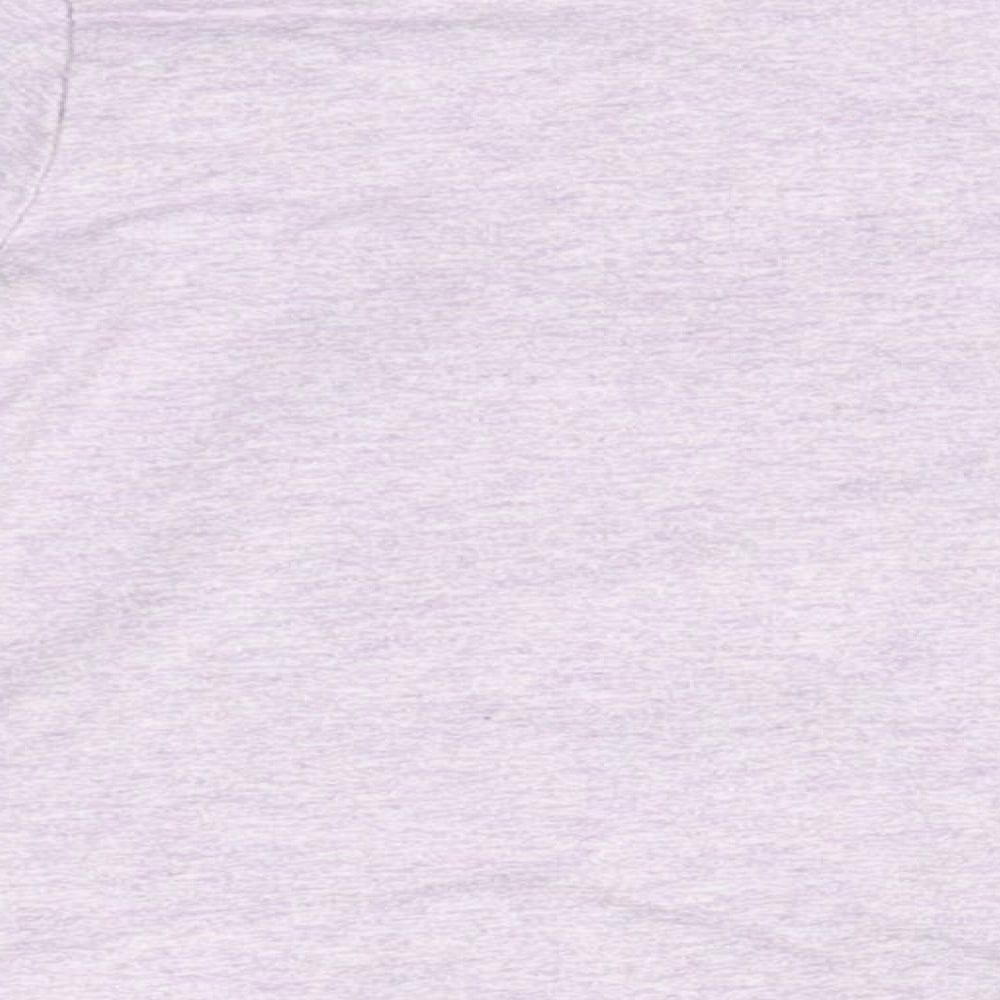 NEXT Baby Blue Cotton Basic T-Shirt Size 9-12 Months Round Neck - Bunnies