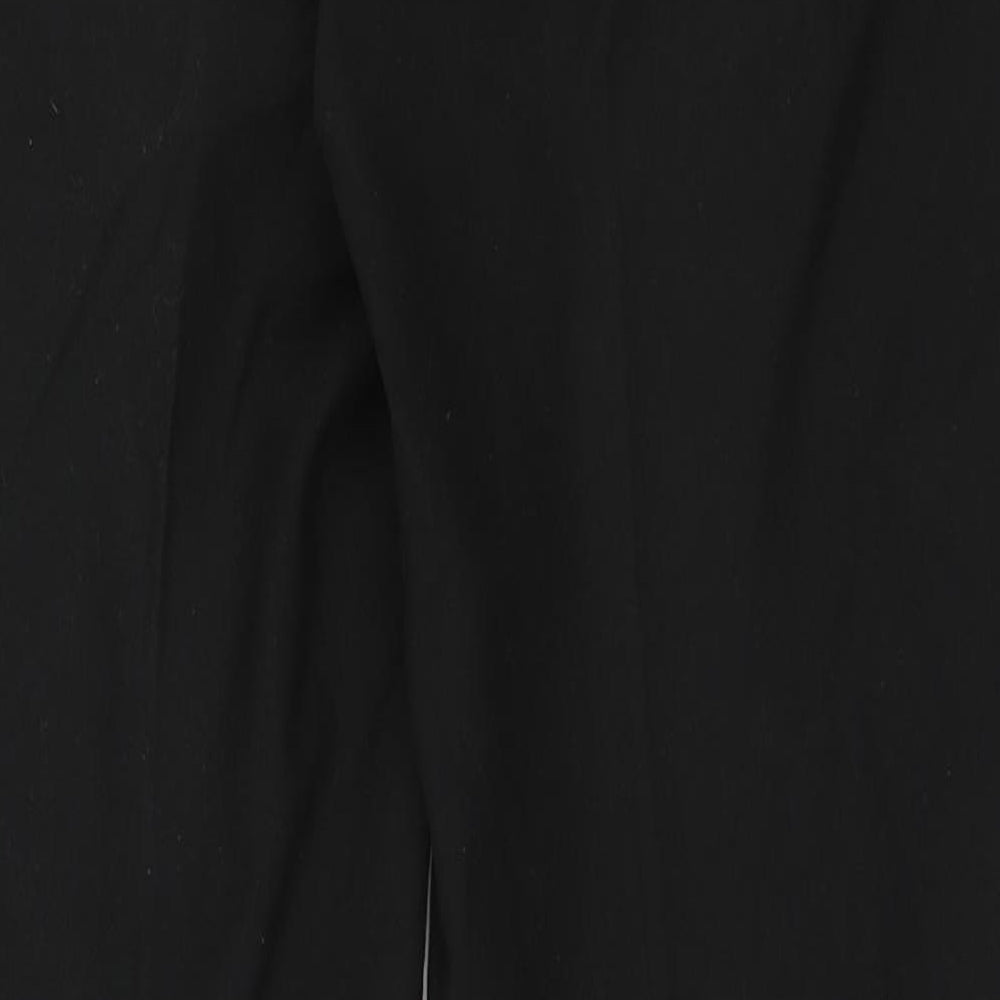 Womens UK Size 30 in NEXT Regular Fit Black Trousers