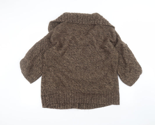 George Womens Brown Jacket Coatigan Size XL