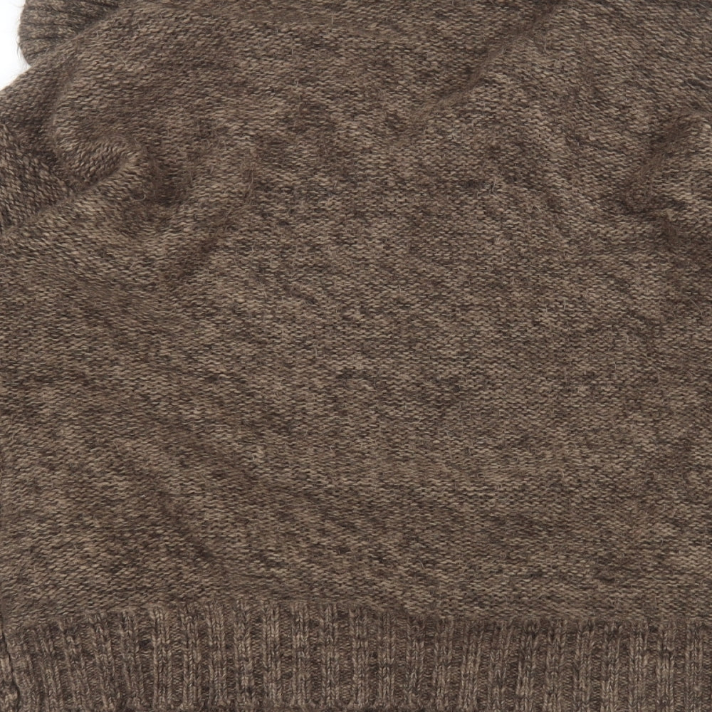 Brand and care label for George women’s brown jacket coatigan, size XL