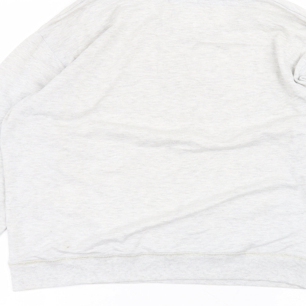 Womens UK Size 12 New Look Grey Pullover Jumper