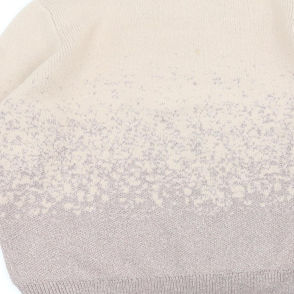 Womens UK Size L H&M Pink Pullover Jumper