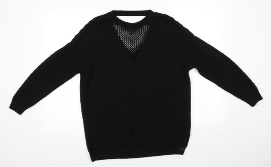 Womens UK Size S Atmosphere Black Pullover Jumper