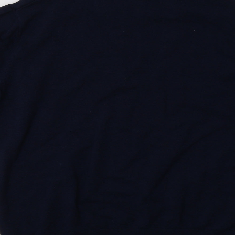 NEXT Mens Blue Crew Neck Cotton Pullover Jumper Size L