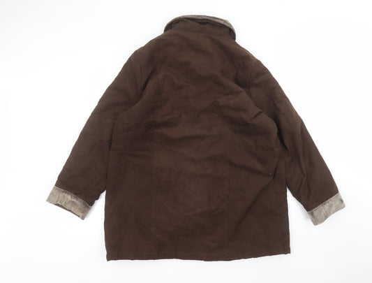 sarah hamilton Womens Brown Jacket Size 16