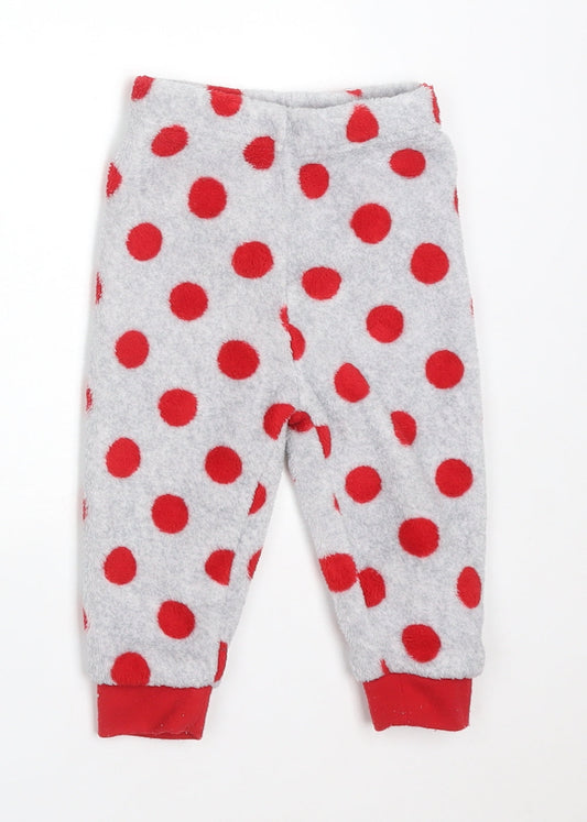 Primark Baby Multicoloured Polka Dot Polyester Pyjama Pants Size 6-9 Months