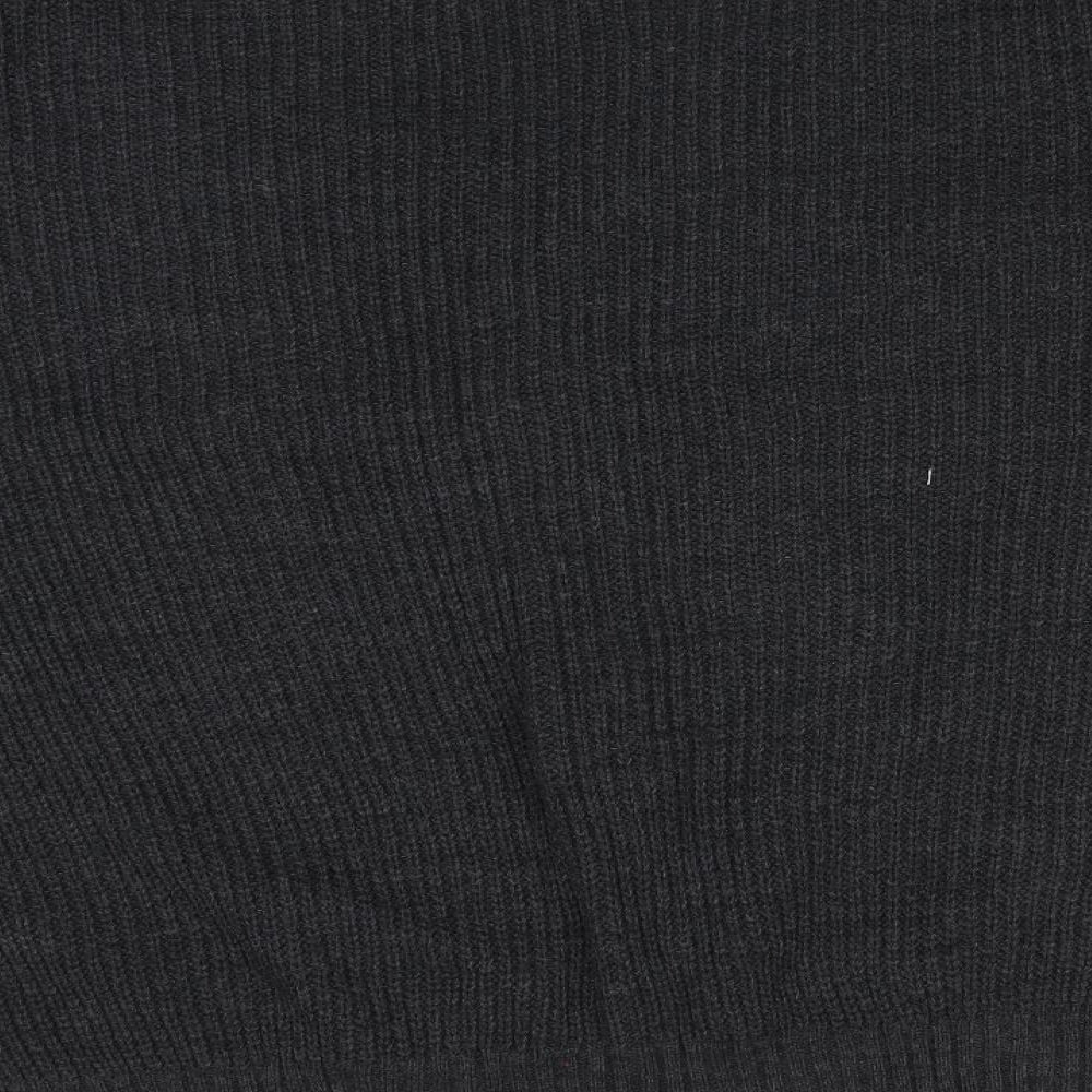Womens UK Size L Boohoo Grey Pullover Jumper