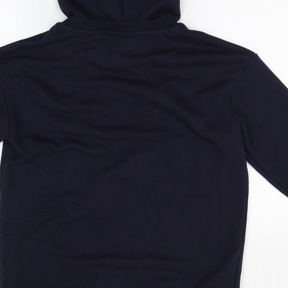 Preworn Girls Blue Cape Hoodie Size 14-15 Years