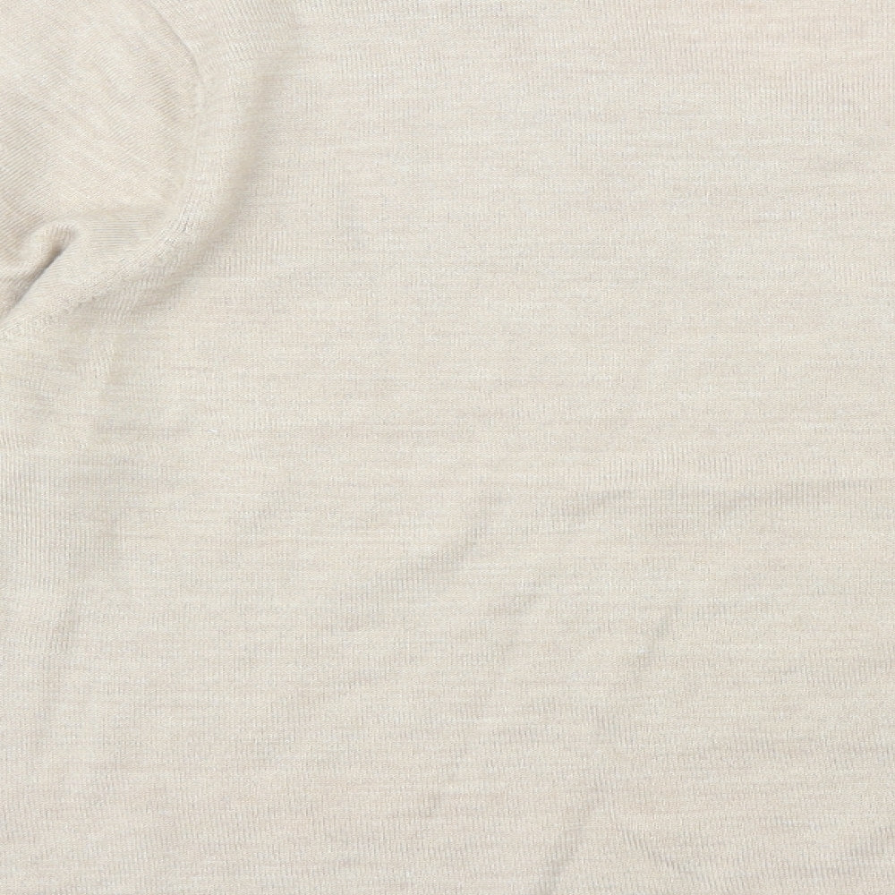 Country Casuals Womens Brown Round Neck Acrylic Pullover Jumper Size L