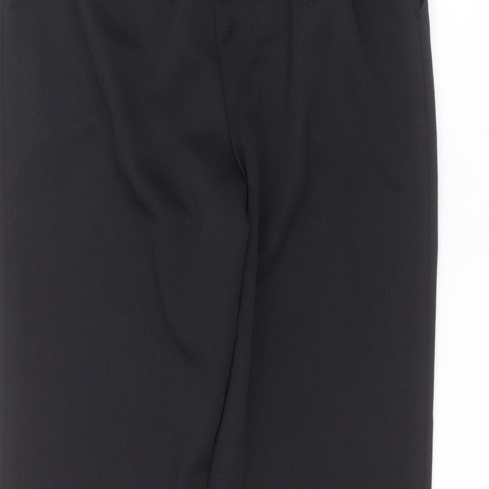 Womens UK Size 16 Marks and Spencer Regular Fit Black Trousers