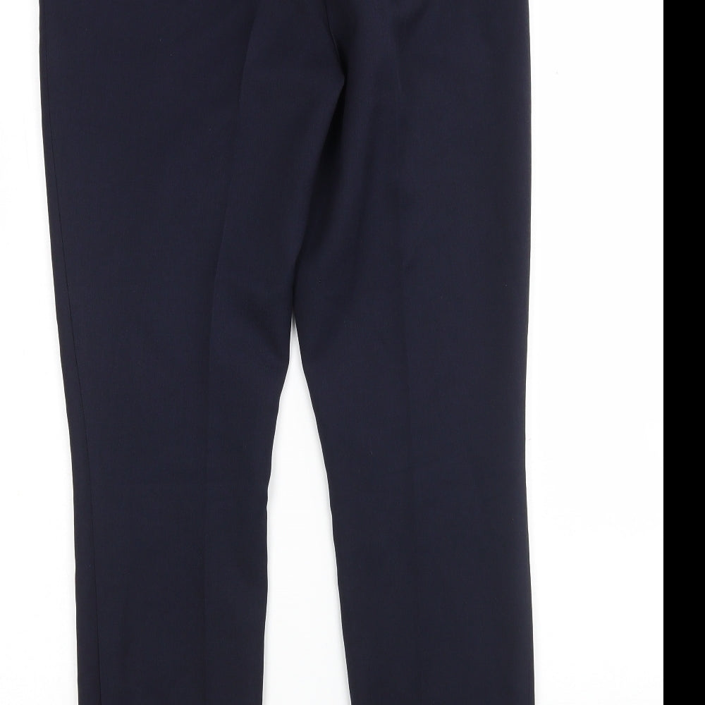 Womens UK Size 8 NEXT Regular Fit Blue Trousers
