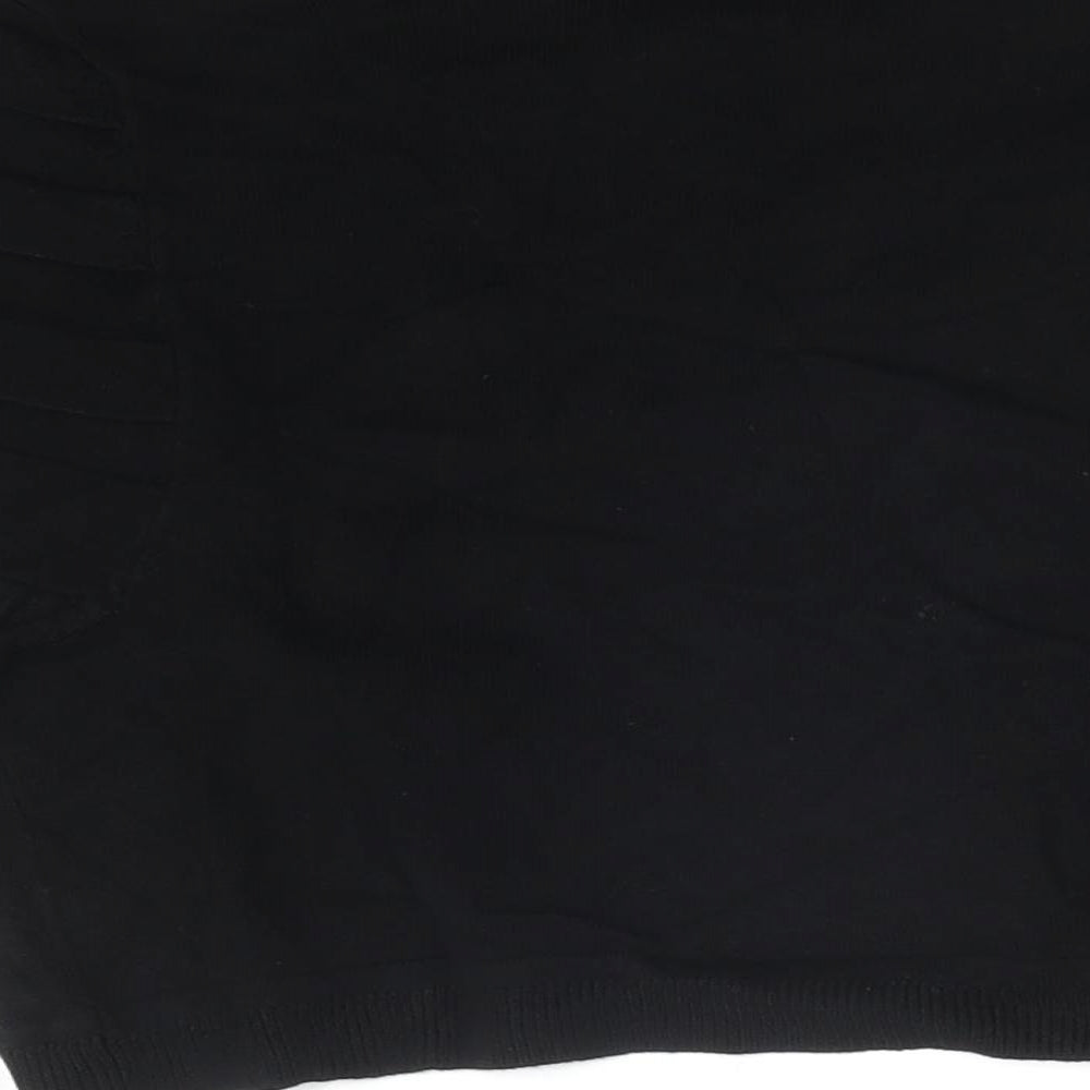 Womens UK Size 12 Papaya Black Cardigan Jumper