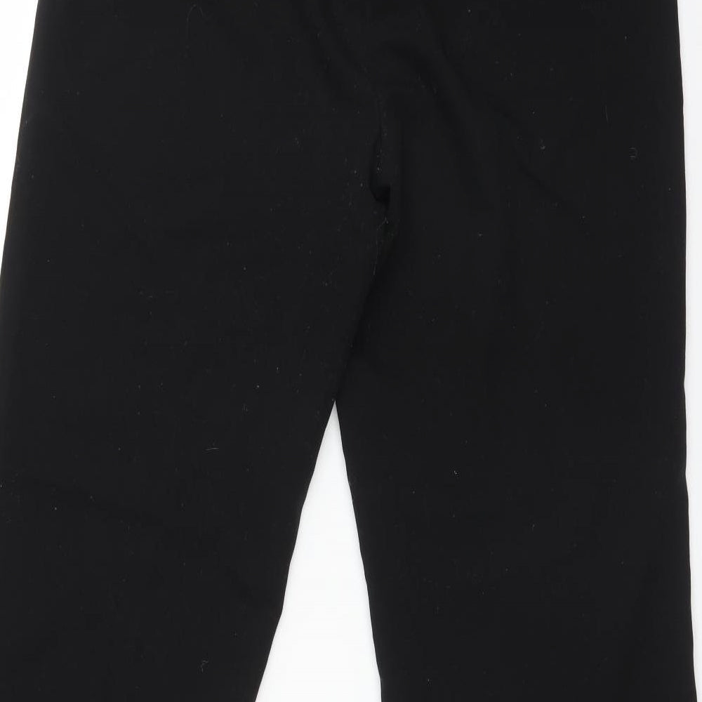 Womens UK Size 12 Debenhams Regular Fit Dress Pants Black Trousers