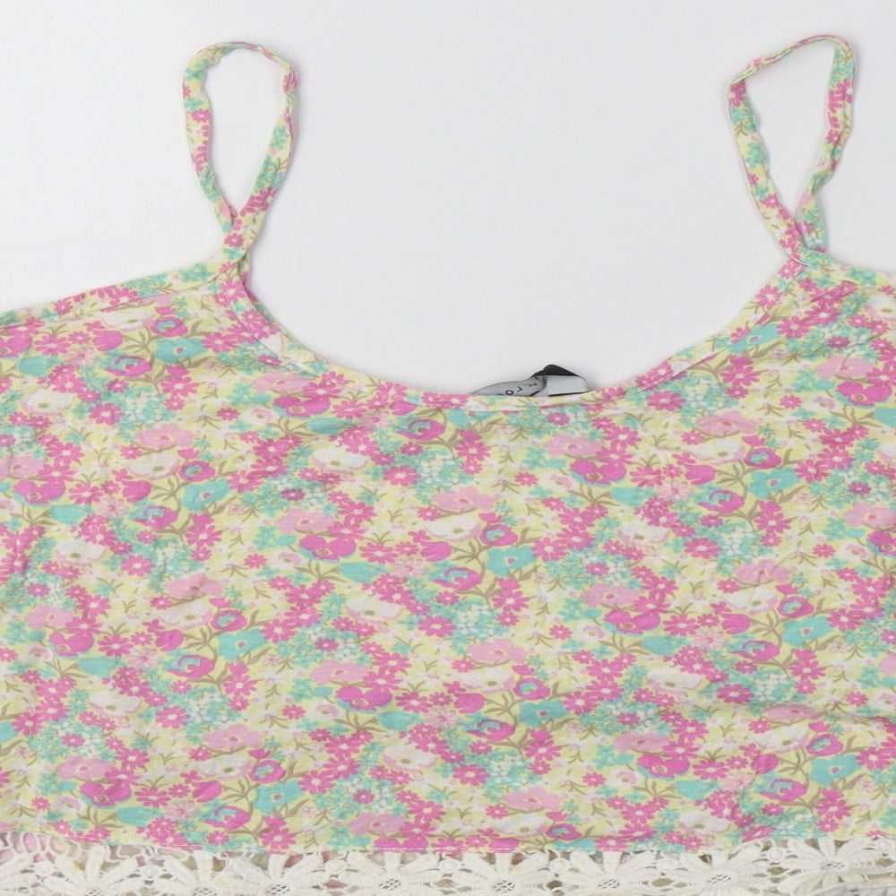 Womens UK Size 14 New Look Multicoloured Camisole Tank