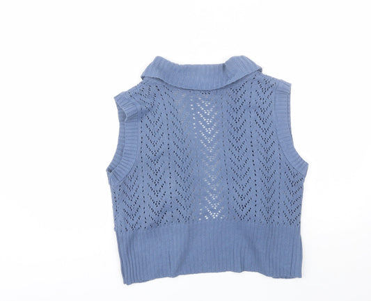 Womens UK Size 18 Select Blue Shrug Jumper