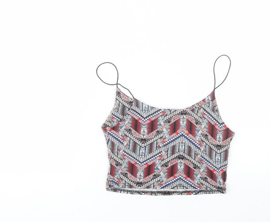 Womens UK Size 8 New Look Blue Camisole Tank