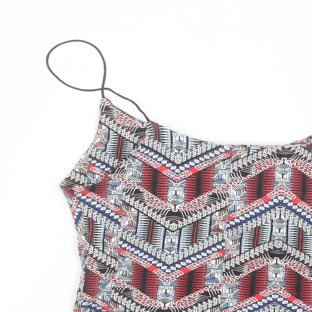 Womens UK Size 8 New Look Blue Camisole Tank