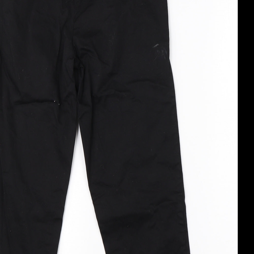 Womens UK Size 10 M&S Regular Fit Dress Pants Black Trousers