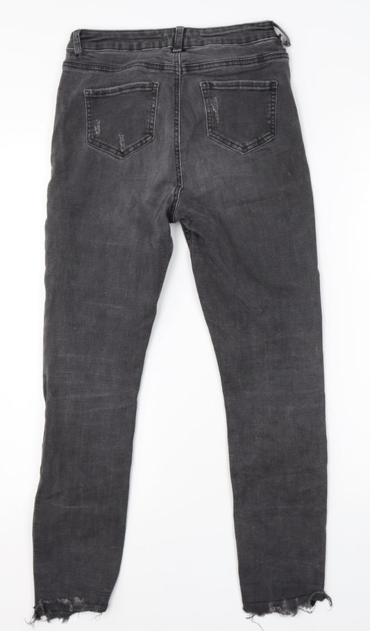 Denim Co Womens Black Cotton Skinny Jeans Size 10 L24 in Regular