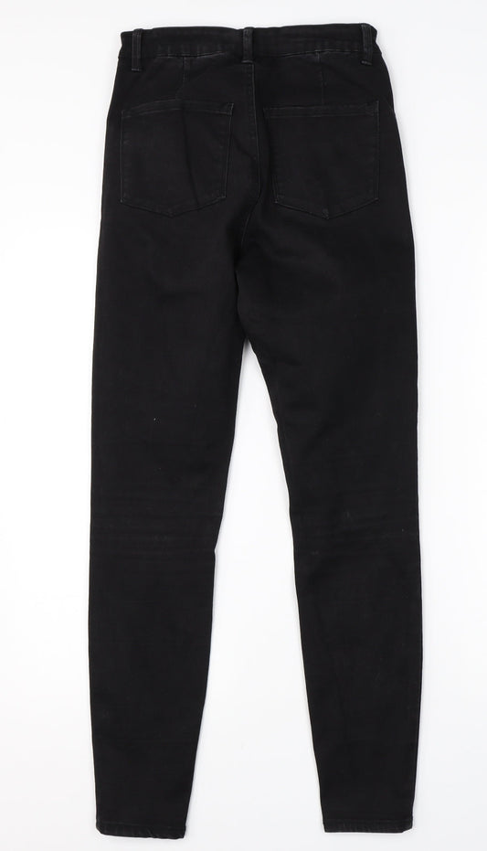 Denim Co Womens Black Cotton Skinny Jeans Size 10 L26 in Regular