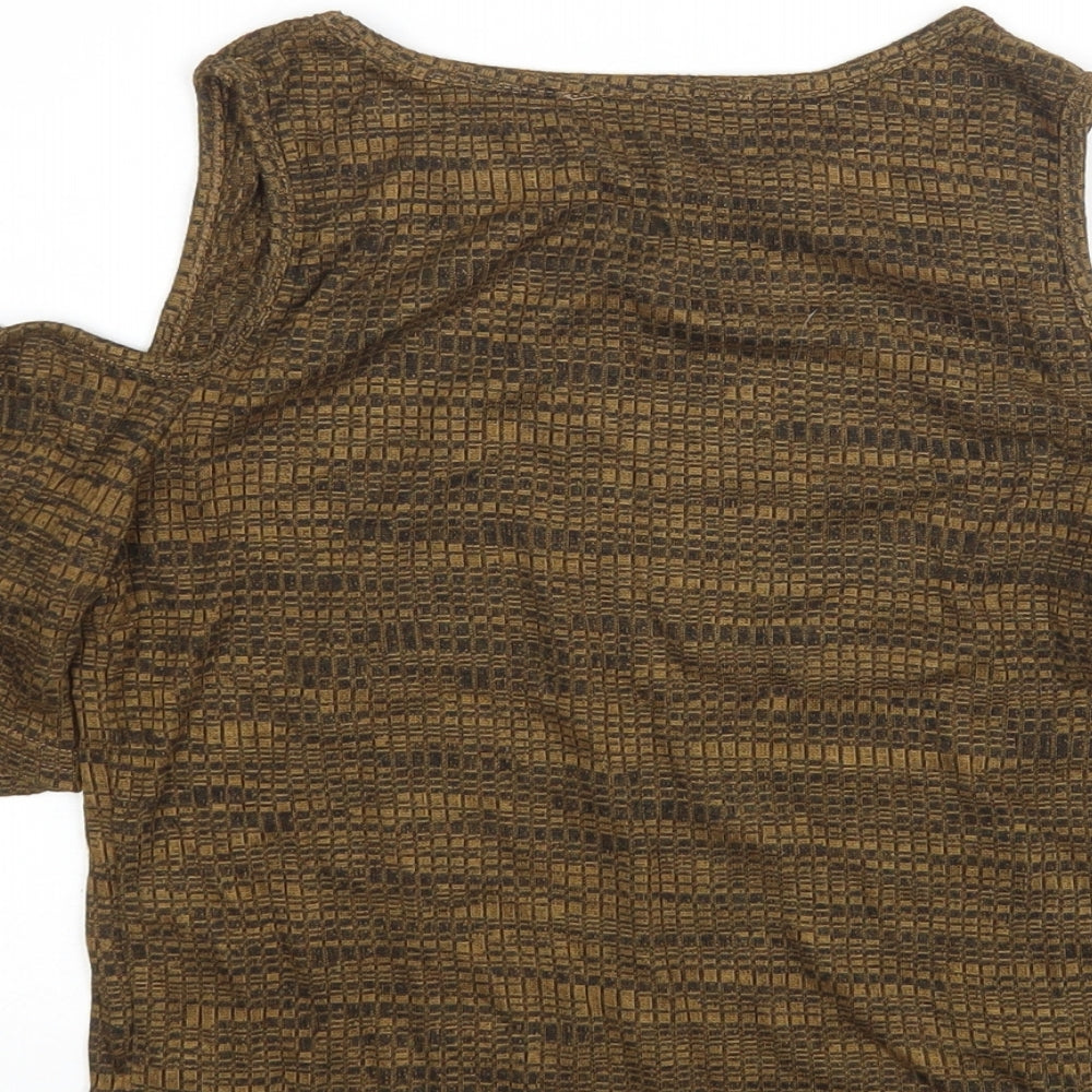 Womens UK Size 10 New Look Brown Pullover Jumper
