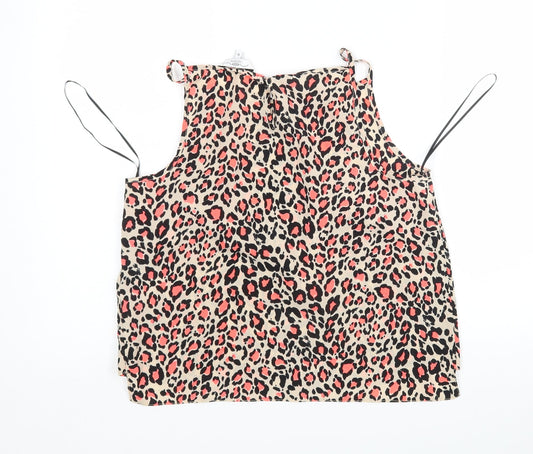 Womens UK Size 10 New Look Multicoloured Basic Tank