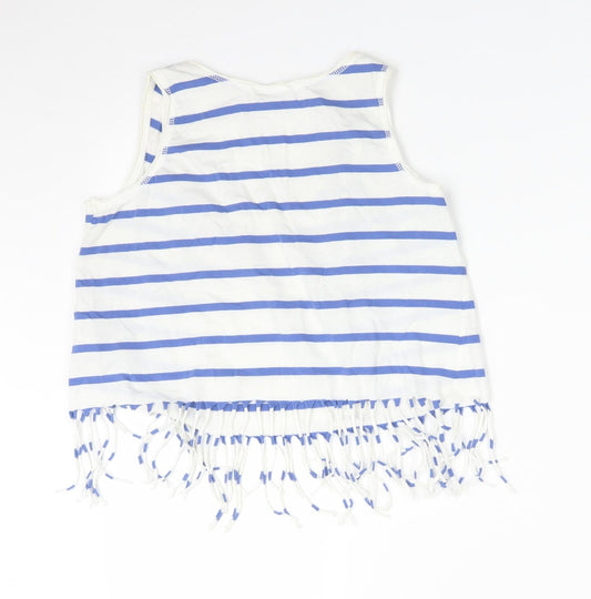 Womens UK Size 8 New Look Multicoloured Basic T-Shirt
