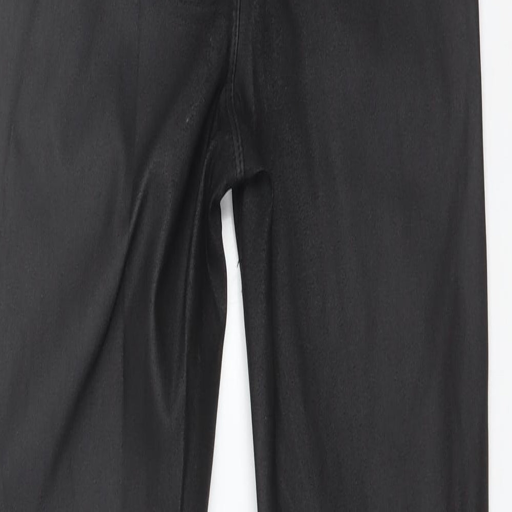 DENIM CO Womens Black Polyester Skinny Jeans Size 4 L28 in Regular